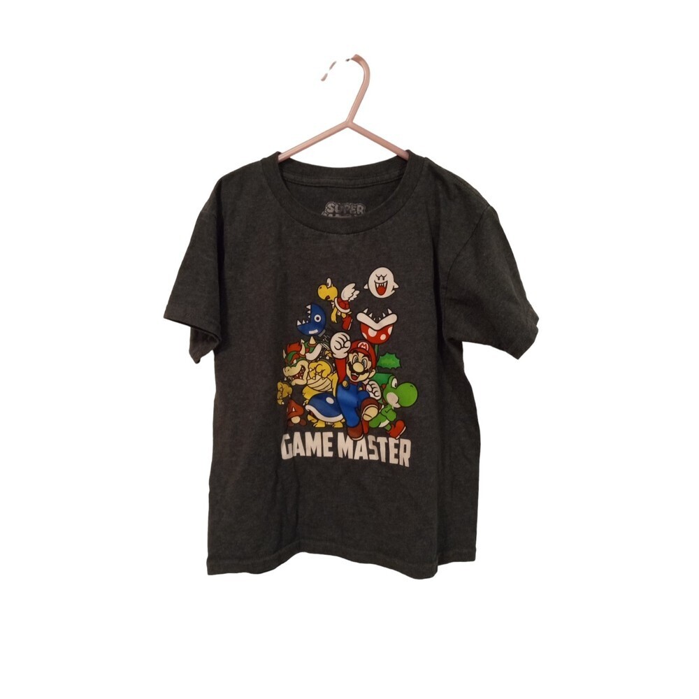 Super Mario grey kids‎ tee